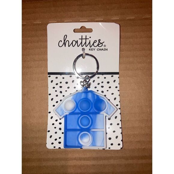 ☀️3/$12☀️ Chatties | Shirt Fidget Key Chain - Picture 1 of 5